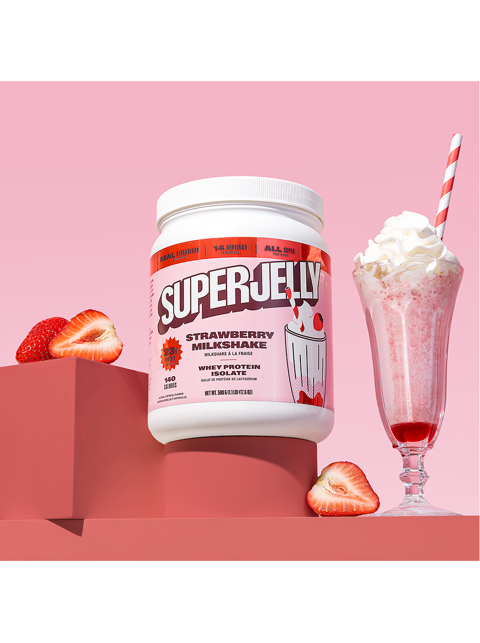 Strawberry Milkshake Whey Isolate